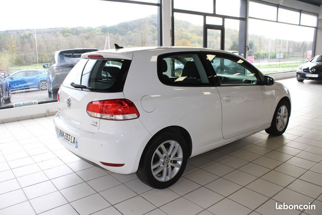 Volkswagen Golf 1.6 TDI 105 ch Confortline Business Boit Blanc de 2011