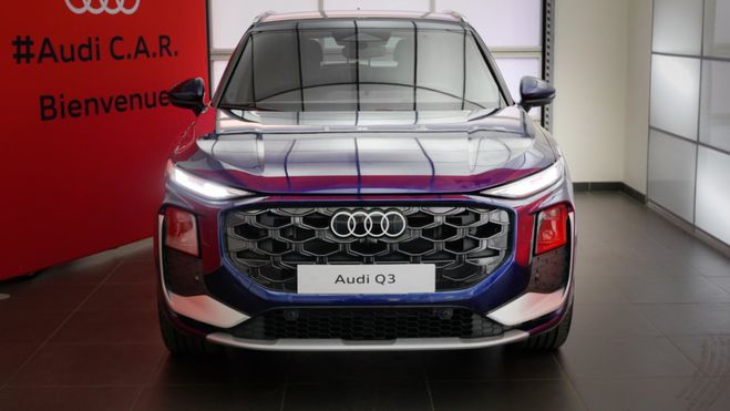 Audi Q3 HYBRIDE e-hybrid 272 ch S tronic 6 S lin BLEU NAVARRE METALLISE de 2025