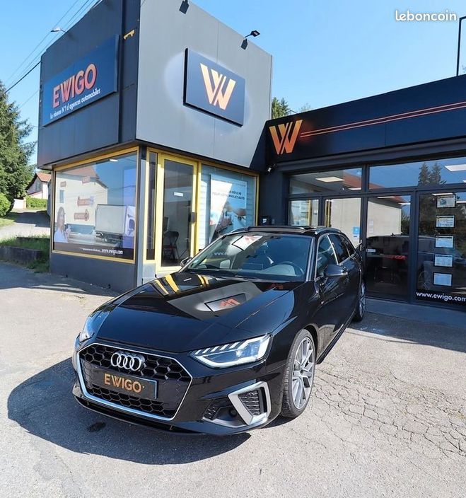 Cliquer pour voir la photo suivante Audi A4 Avant 2.0 tdi 190 ch s line s-tronic bva Noir de 2020