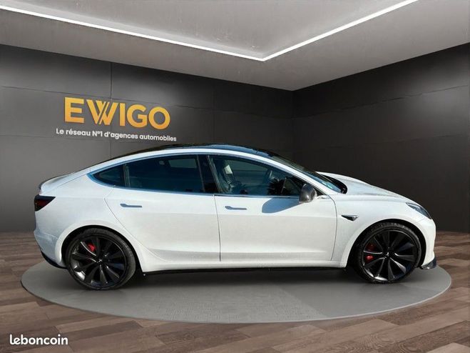 Tesla Model 3 model-3 513 ch 75kwh performance pup upg Blanc de 2020