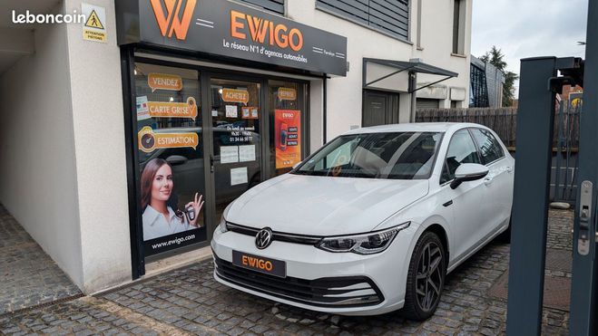 Volkswagen Golf 1.5 e-tsi 150 style 1 st opf dsg bva Blanc de 2020