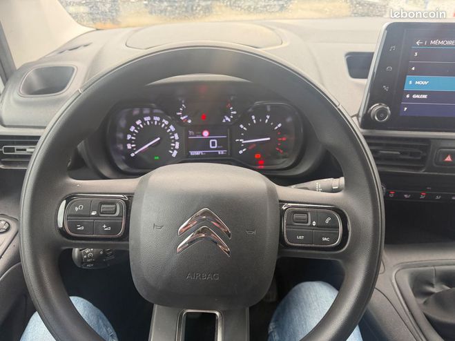 Citroen Berlingo vu 1.5 bluehdi 102 ch m l1 club camera c Blanc de 2022