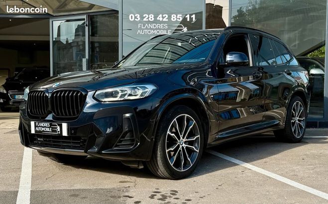 BMW X3 xDrive 20 DA 190ch M Sport FULL OPTIONS Noir de 2021