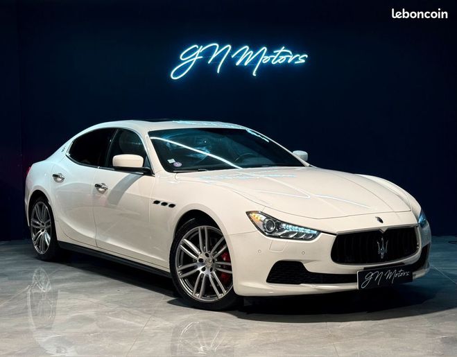 Cliquer pour voir la photo suivante Maserati Ghibli iii 3.0 v6 s q4 garantie 12 mois Blanc de 2016