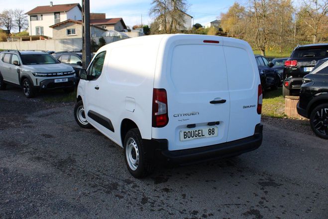 Citroen Berlingo 5 HDI 100 CV AFFAIRE 3 PLACES RGULATEUR Blanc Utilitaire de 2025