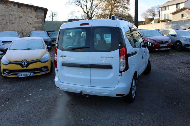 Dacia Dokker TCE LAURATE 115 RGULATEUR BLUETOOTH CL Blanc Glacier de 2017