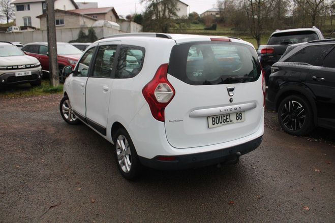 Dacia Lodgy SILVER LINE 1.5 DCI 110 CV 7 PLACES GPS  Blanc Glacier de 2015