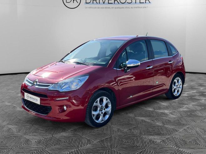 Cliquer pour voir la photo suivante Citroen C3 1.4 HDi - 70 cv - Exclusive *Distri fait Rouge métallisé de 2014