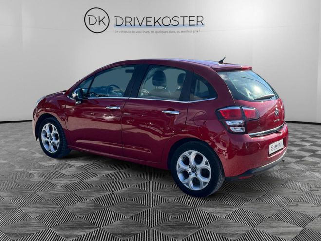 Citroen C3 1.4 HDi - 70 cv - Exclusive *Distri fait Rouge mtallis de 2014