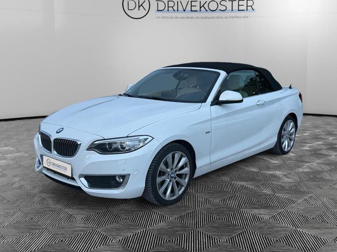 BMW Serie 2 228i Cabriolet - BVA F23 Luxury PHASE 1 Blanc de 2016
