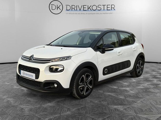 Cliquer pour voir la photo suivante Citroen C3 1.6 BlueHDi - 100 cv - Shine Blanc métallisé de 2018