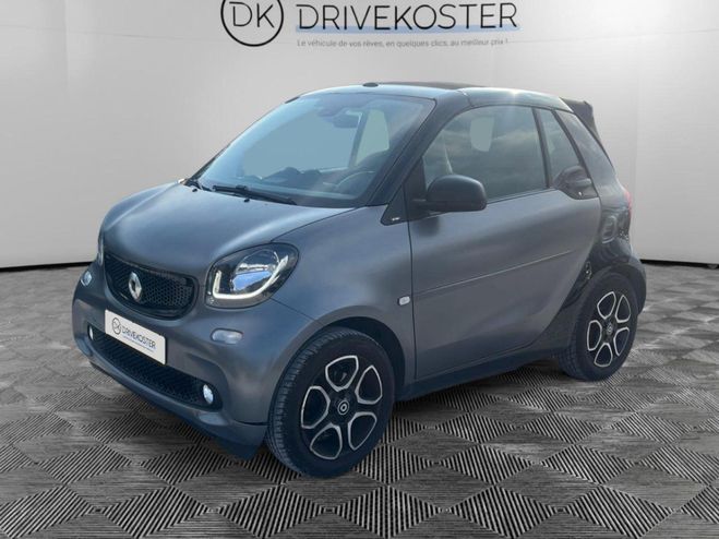 Smart Fortwo 0.9i - 90 cv - BV Twinamic - Prime GRIS FONCE de 2016
