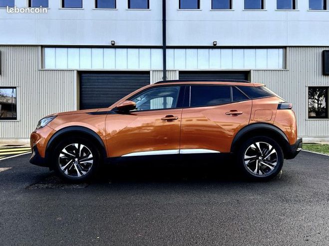 Peugeot 2008 1.2 PURETECH 130 ALLURE EAT8 1RE MAIN Orange de 2020