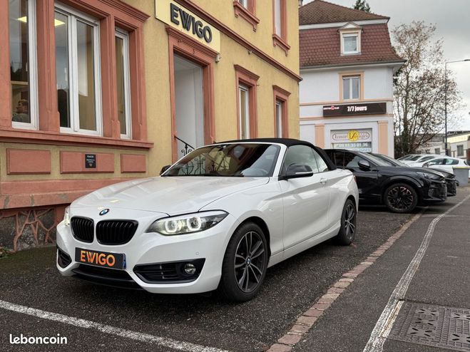 BMW Serie 2 cabriolet 1.5 218 i 135 lounge bva-garan Blanc de 2019