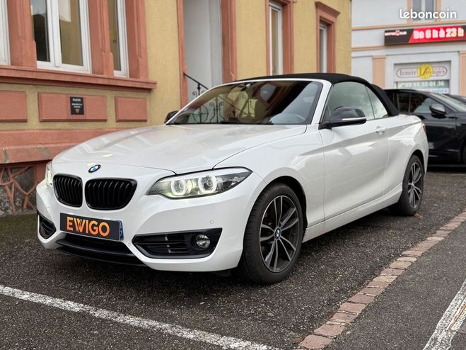 BMW Serie 2 cabriolet 1.5 218 i 135 lounge bva-garan Blanc de 2019