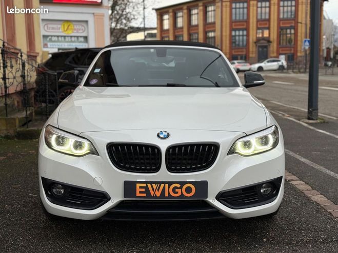 BMW Serie 2 cabriolet 1.5 218 i 135 lounge bva-garan Blanc de 2019