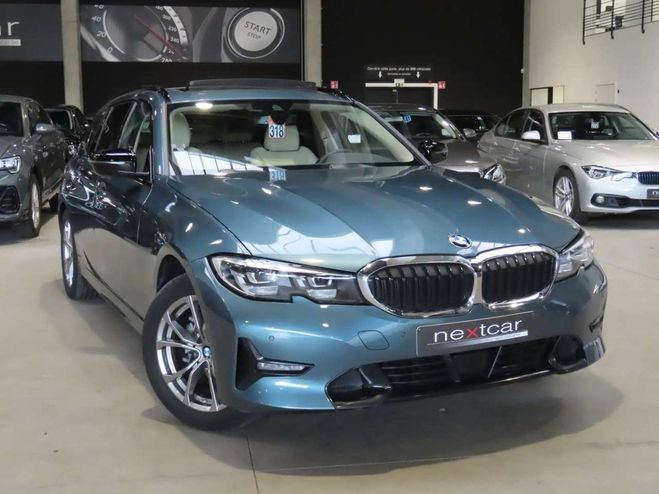 BMW Serie 3 Touring 318 dA G21 LED-CUIR SPORT-NAVI-D Bleu Mtallis de 