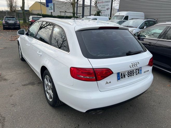 Audi A4 Avant 2.0 TDI 140CH DPF AMBITION LUXE MU Blanc de 2008