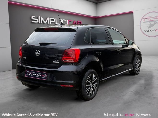 Volkswagen Polo 5 1.2 TSI 90 BVM Match - Radar de Recul  Noir de 2017