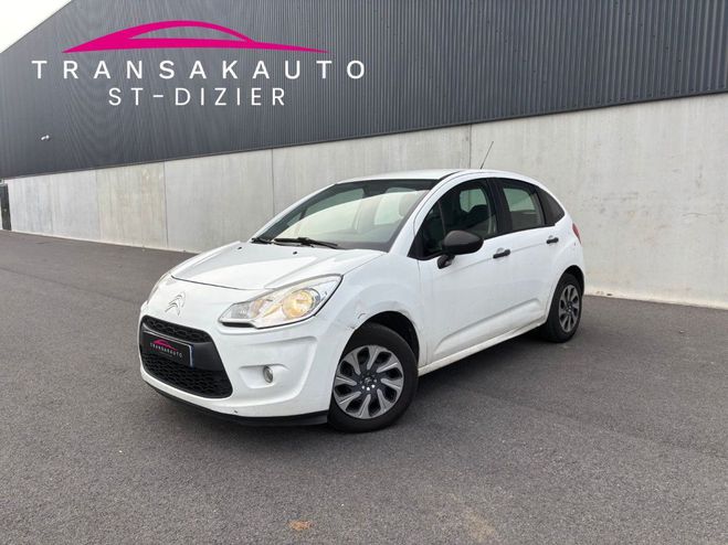 Cliquer pour voir la photo suivante Citroen C3 1.4l HDi 70cv Confort - 3ème Main / Dist Blanc de 2012