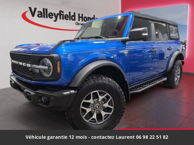 Cliquer pour voir la photo suivante Ford Bronco badlands advanced 4p 4x4 tout compris ho Bleu de 2022