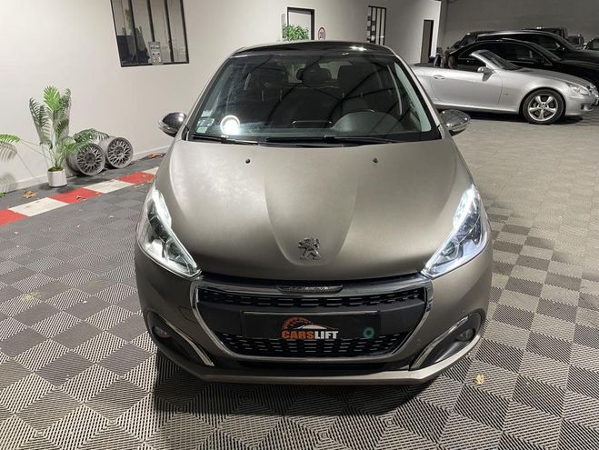 Peugeot 208 110CH FLINE -BOITE AUTO-TOIT PANO-GARAN Gris Mat de 2015