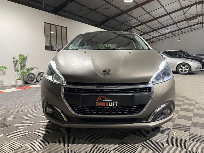 Peugeot 208 110CH FLINE -BOITE AUTO-TOIT PANO-GARAN Gris Mat de 2015