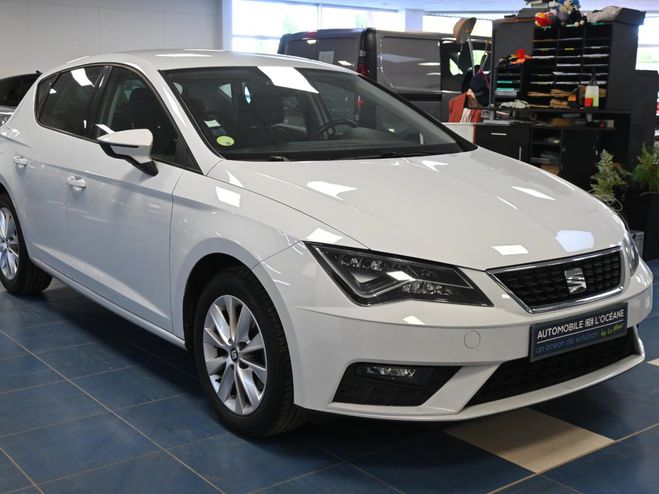 Seat Leon 1.6 TDI 115 Start/Stop BVM5 Style Blanc de 2020