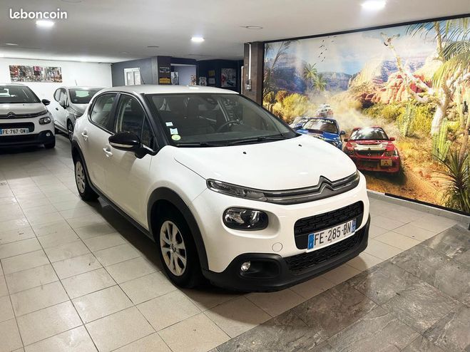 Citroen C3 iii societe 1.5 blue hdi 100 feel 4575 h Blanc de 2019