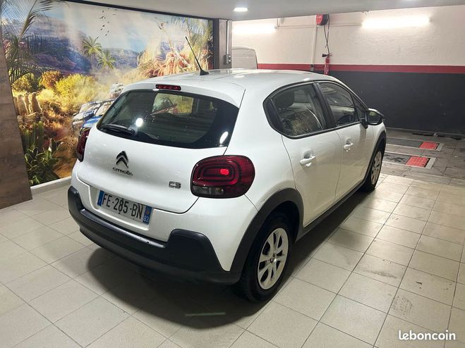 Citroen C3 iii societe 1.5 blue hdi 100 feel 4575 h Blanc de 2019