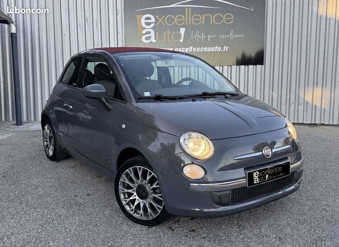 Fiat 500 C 1.2 8V 69CH S&S LOUNGE Gris de 2012