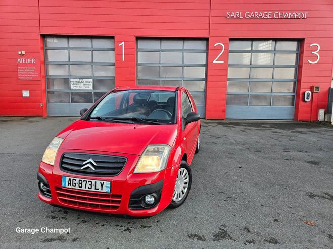Citroen C2 1.4 HDI 70ch Airdream Furio Rouge de 2009