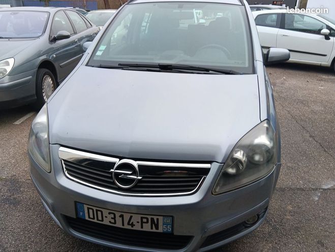 Opel Zafira Beau 7 places 1.6 i tbe revise reprise Gris de 2005