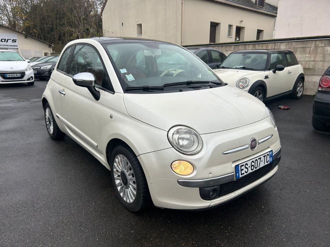 Fiat 500 1.2 8V 69 ch Lounge Blanc de 2008