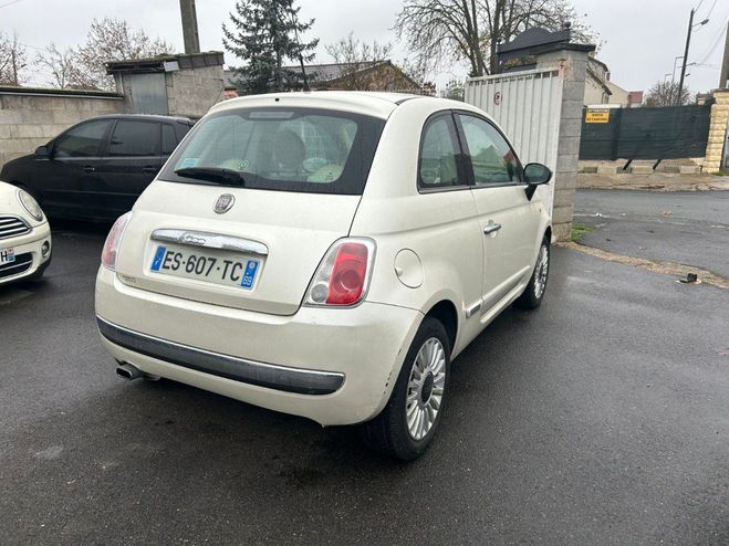 Fiat 500 1.2 8V 69 ch Lounge Blanc de 2008