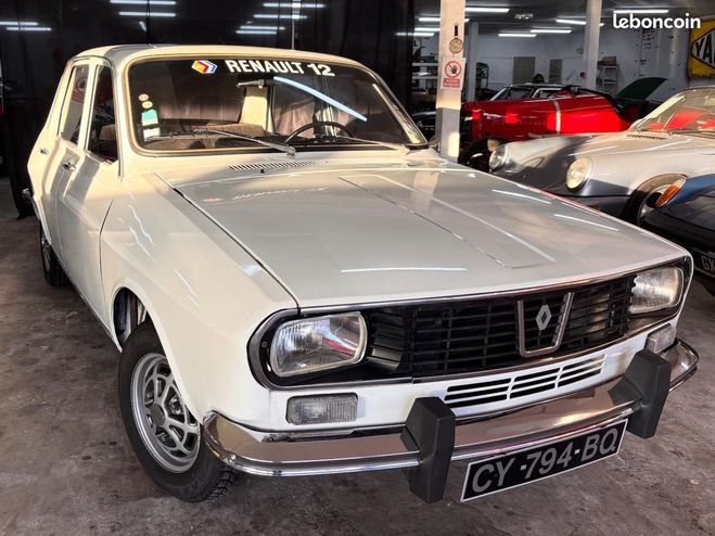 Renault R12 12 tl Blanc de 1974
