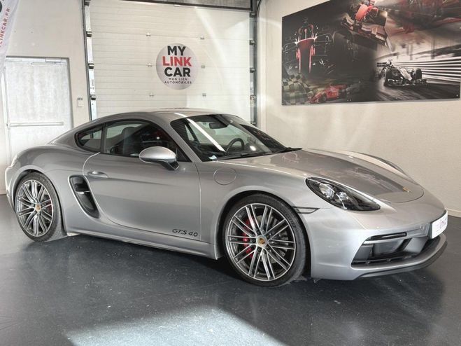 Porsche 718 Cayman GTS 4.0 400 cv Approved 03/2028 9 Argent GTmtal de 2020