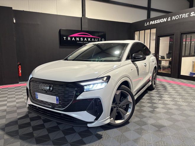 Cliquer pour voir la photo suivante Audi Q4 E-Tron SPORTBACK 40 204 ch 82 kWh S line - prem Blanc de 2023