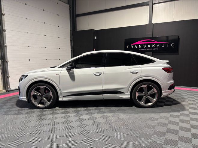 Audi Q4 E-Tron SPORTBACK 40 204 ch 82 kWh S line - prem Blanc de 2023