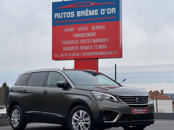 Peugeot 5008 259/mois 7PLACES HDI 130 EAT8 AMAZONITE  Gris de 2019