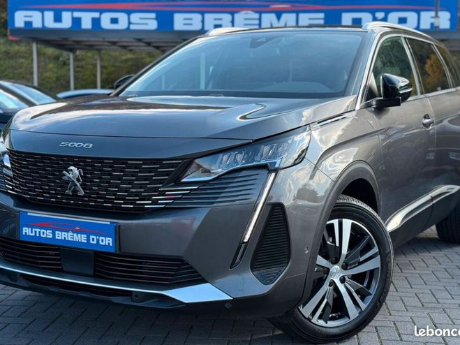 Peugeot 5008 359/mois ROADTRIP 130ch 7PLACES Camera36 Gris de 2022