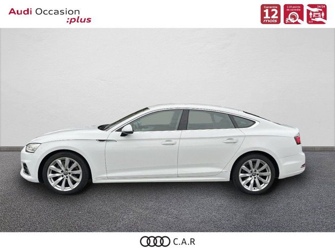 Audi A5 Sportback 35 TDI 150 S tronic 7 Design Blanc de 2019