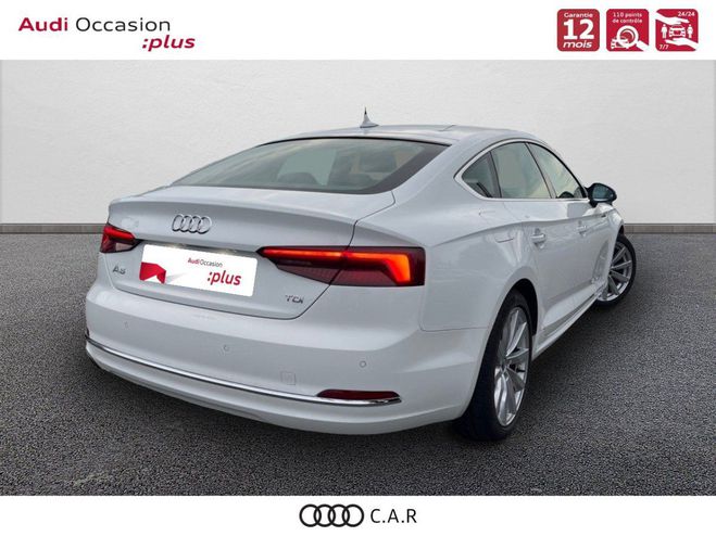 Audi A5 Sportback 35 TDI 150 S tronic 7 Design Blanc de 2019