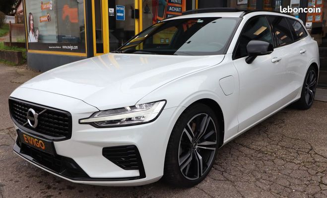 Volvo V60 2.0 t6 340 ch (253   87) recharge phev h Blanc de 2021