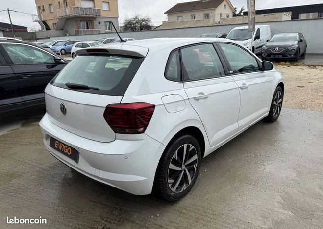 Volkswagen Polo 6 vi 1.0 tsi 95 ch connect 1 ere main    Blanc de 2018