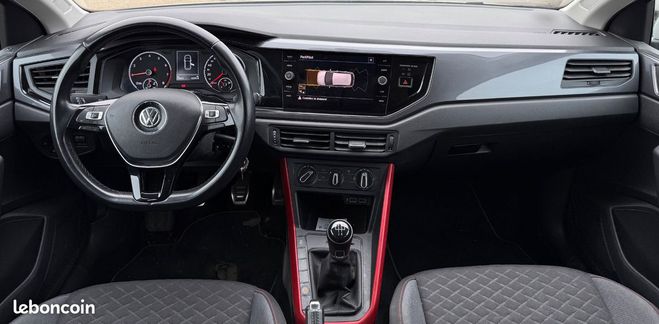 Volkswagen Polo 6 vi 1.0 tsi 95 ch connect 1 ere main    Blanc de 2018