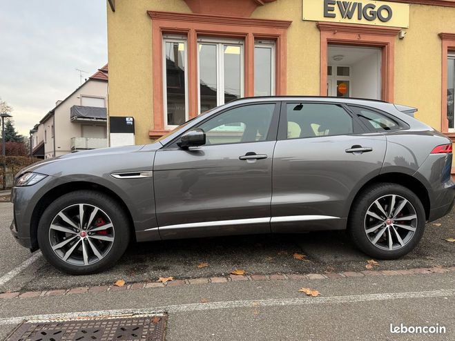 Jaguar F Pace 3.0 d300 300 r-sport awd bva-garantie 6  Gris de 2018
