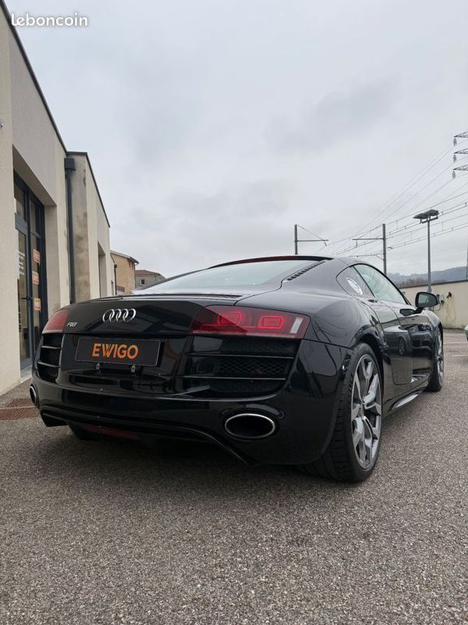 Audi R8 coupe 5.2 fsi 525ch quattro v10 pack car Noir de 2013