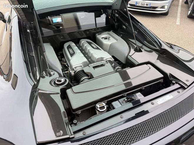 Audi R8 coupe 5.2 fsi 525ch quattro v10 pack car Noir de 2013