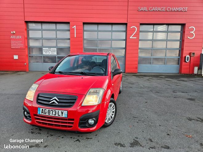 Citroen C2 1.4 HDI 70ch BVM Furio Rouge de 2009